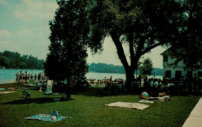 Hickory Corners - Old Post Card (newer photo)